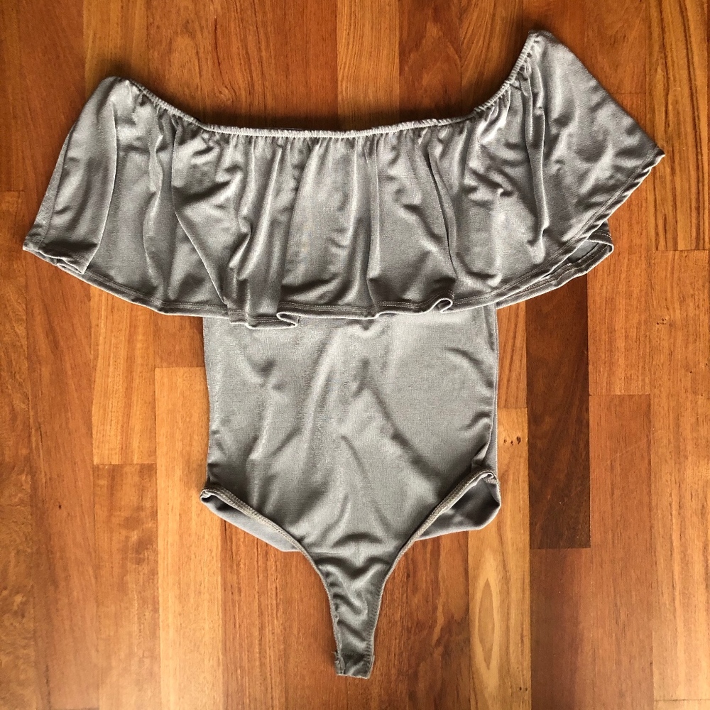 Off shoulder body suit